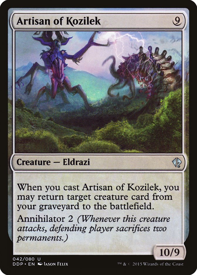 Artisan of Kozilek [Duel Decks: Zendikar vs. Eldrazi] (42)