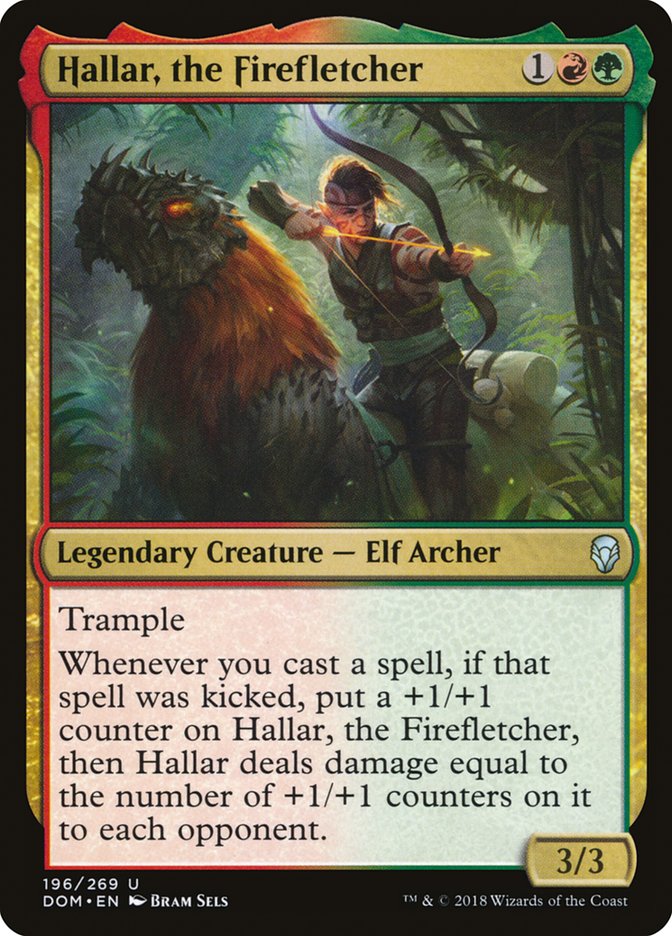 Hallar, the Firefletcher [Dominaria] (196)