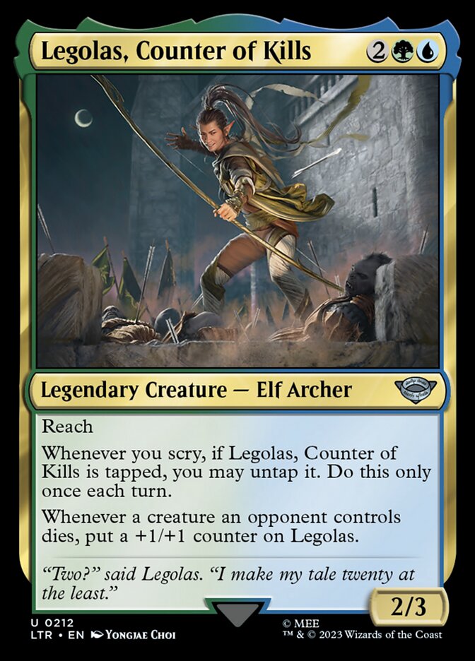 Legolas, Counter of Kills [The Lord of the Rings: Tales of Middle-earth] (212)