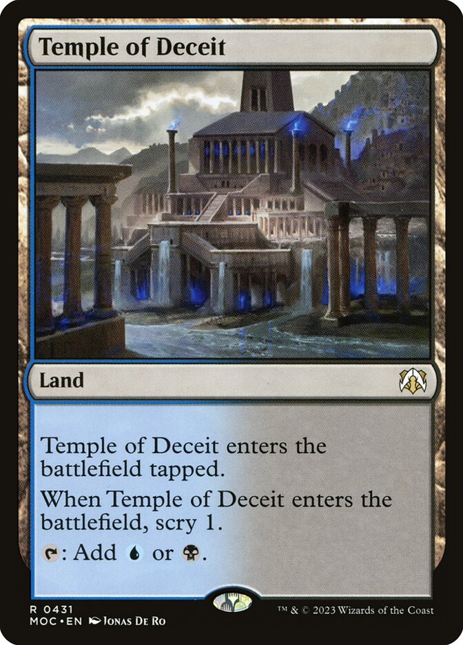Temple of Deceit [March of the Machine Commander] (431)