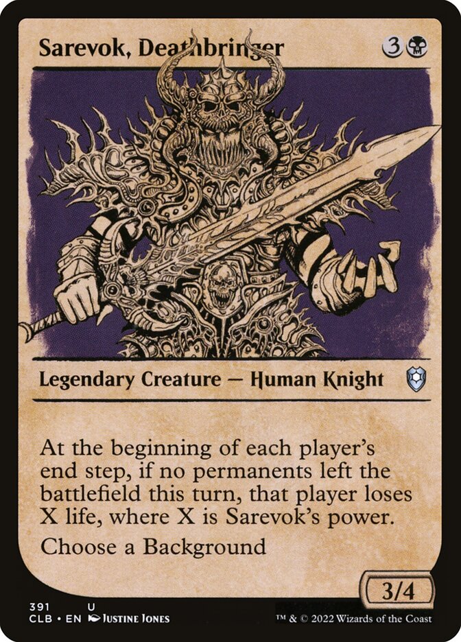 Sarevok, Deathbringer [Commander Legends: Battle for Baldur's Gate] (391)