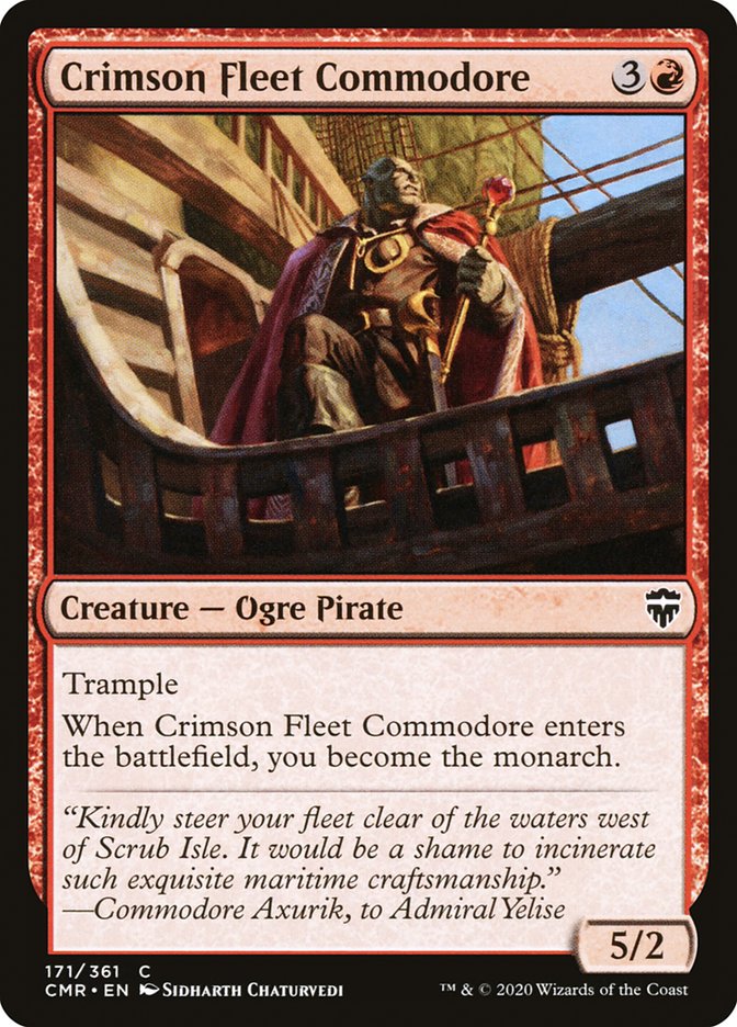 Crimson Fleet Commodore [Commander Legends] (171)