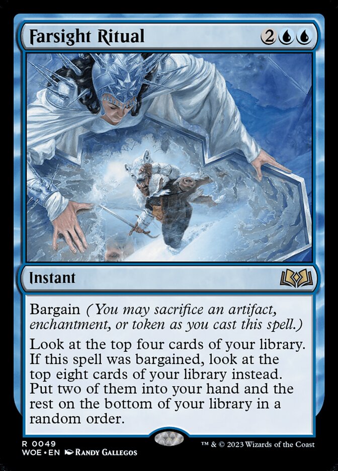 Farsight Ritual [Wilds of Eldraine] (49)