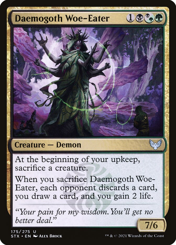 Daemogoth Woe-Eater [Strixhaven: School of Mages] (175)