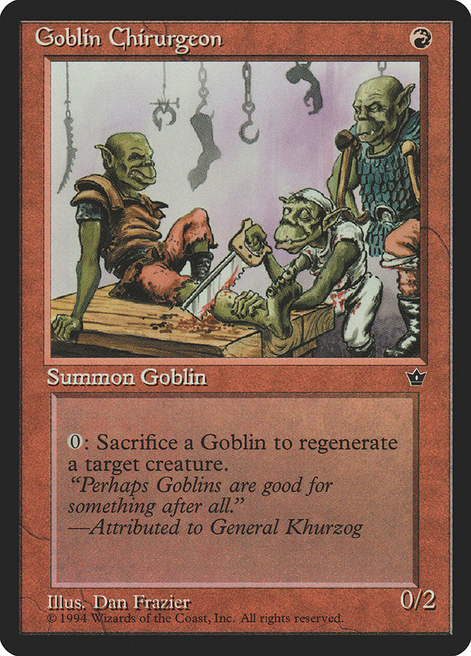Goblin Chirurgeon [Fallen Empires] (54c)