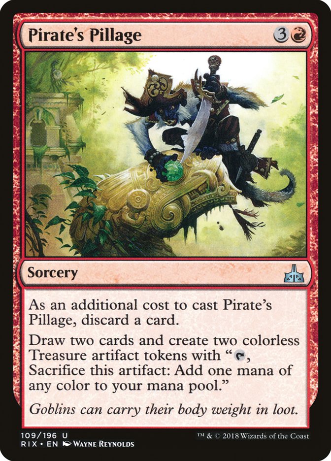 Pirate's Pillage [Rivals of Ixalan] (109)
