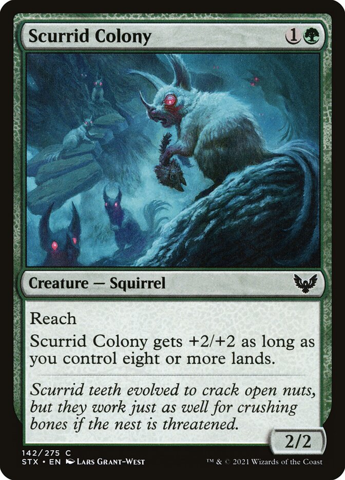 Scurrid Colony [Strixhaven: School of Mages] (142)