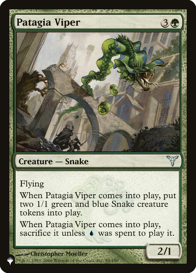 Patagia Viper [The List] (DIS-89)