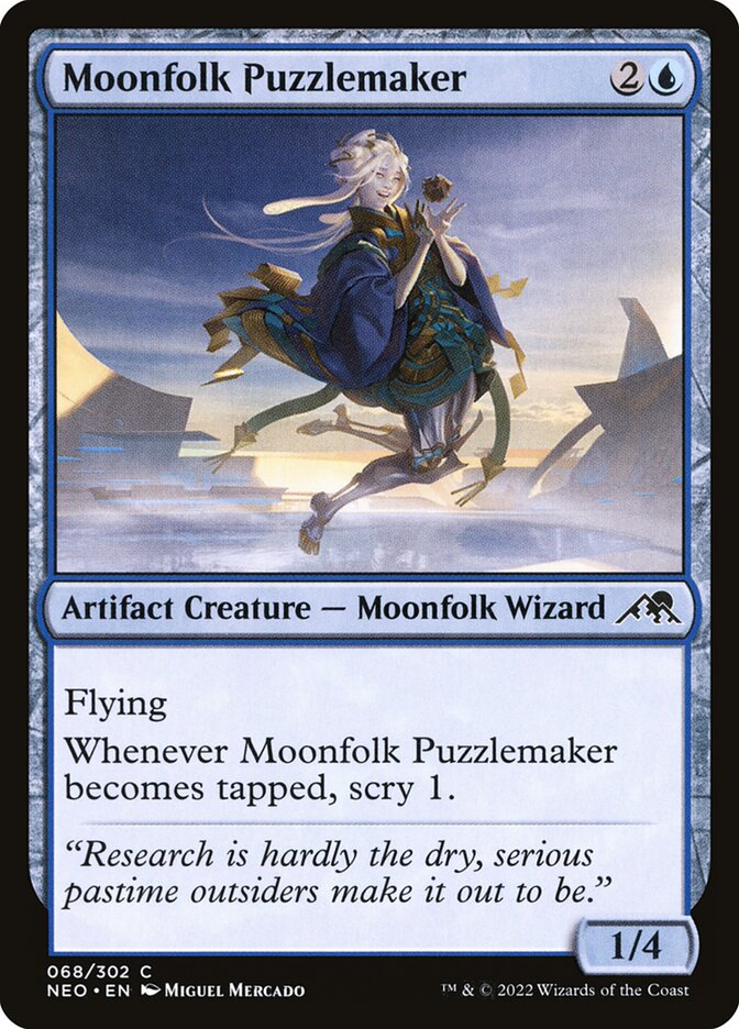 Moonfolk Puzzlemaker [Kamigawa: Neon Dynasty] (68)