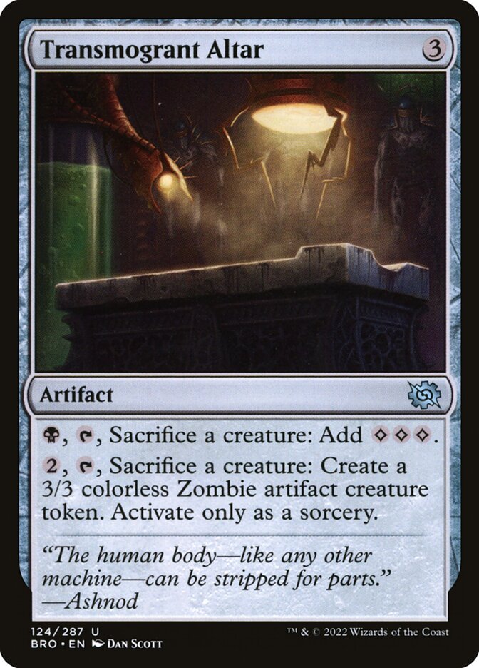 Transmogrant Altar [The Brothers' War] (124)
