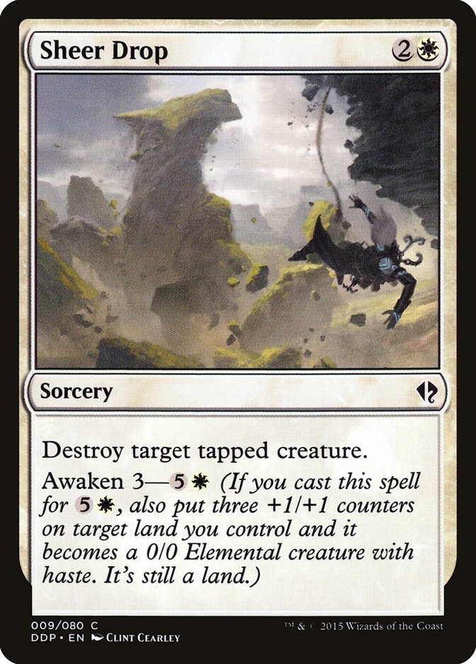 Sheer Drop [Duel Decks: Zendikar vs. Eldrazi] (9)