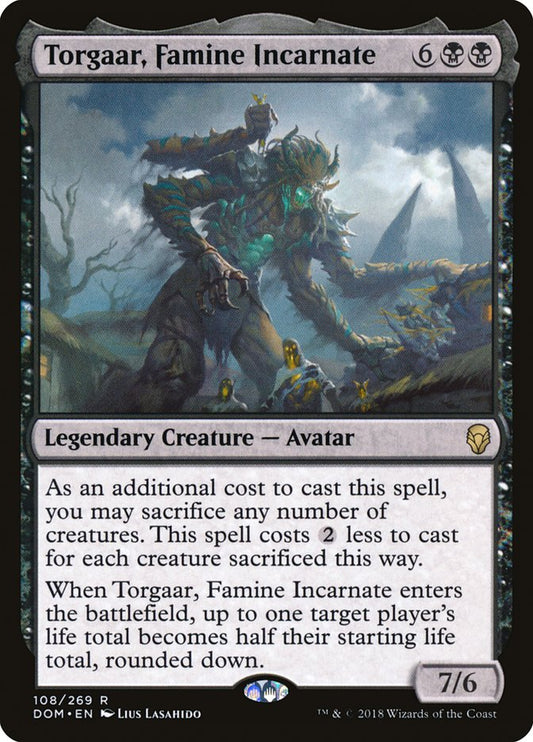 Torgaar, Famine Incarnate [Dominaria] (108)