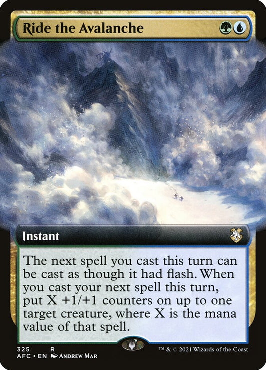 Ride the Avalanche [Forgotten Realms Commander] (325)
