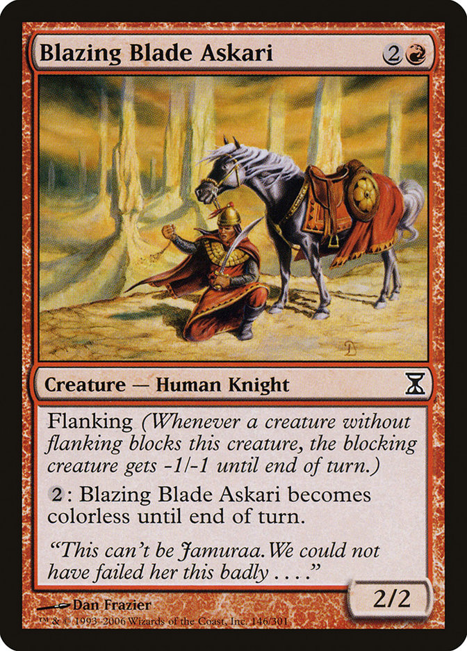 Blazing Blade Askari [Time Spiral] (146)