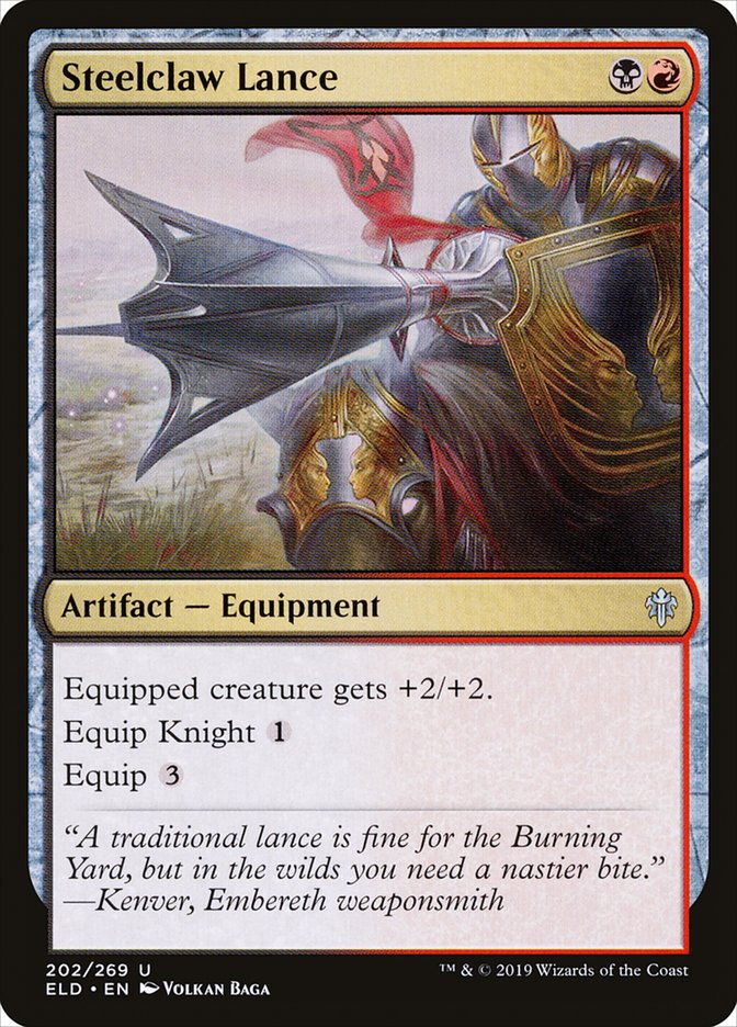 Steelclaw Lance [Throne of Eldraine] (202)