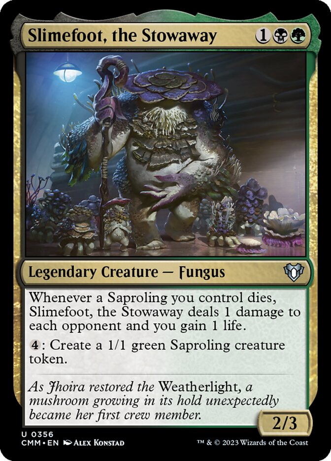 Slimefoot, the Stowaway [Commander Masters] (356)
