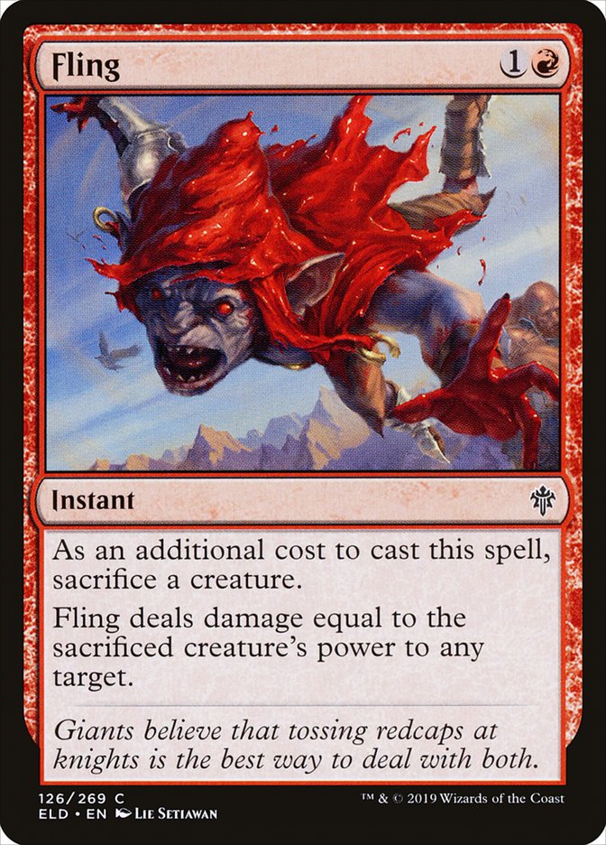 Fling [Throne of Eldraine] (126)