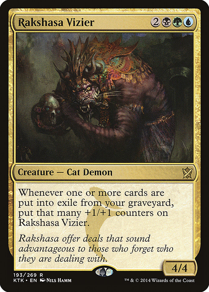 Rakshasa Vizier [Khans of Tarkir] (193)
