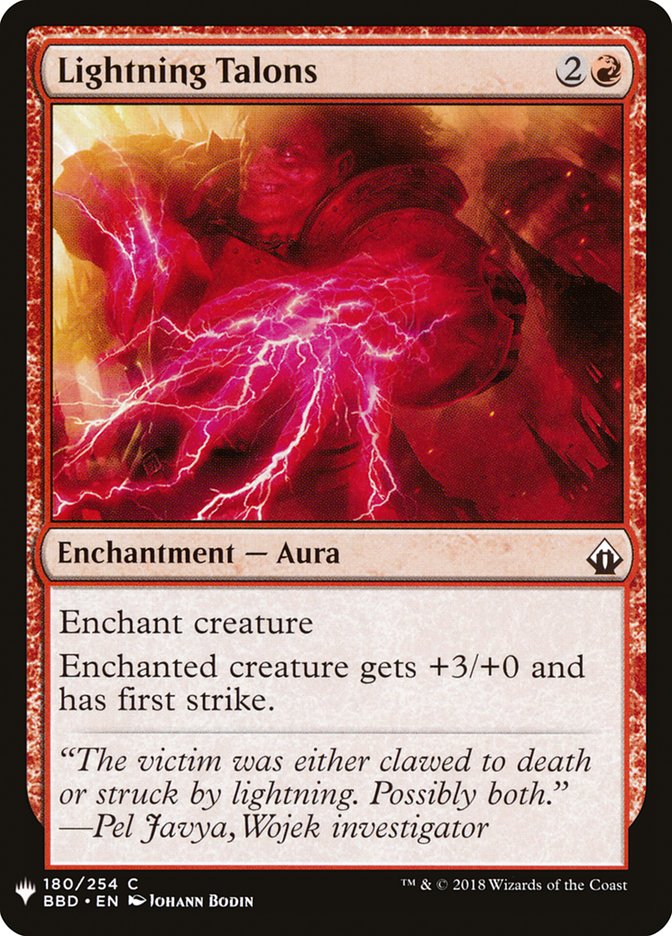 Lightning Talons [The List] (BBD-180)