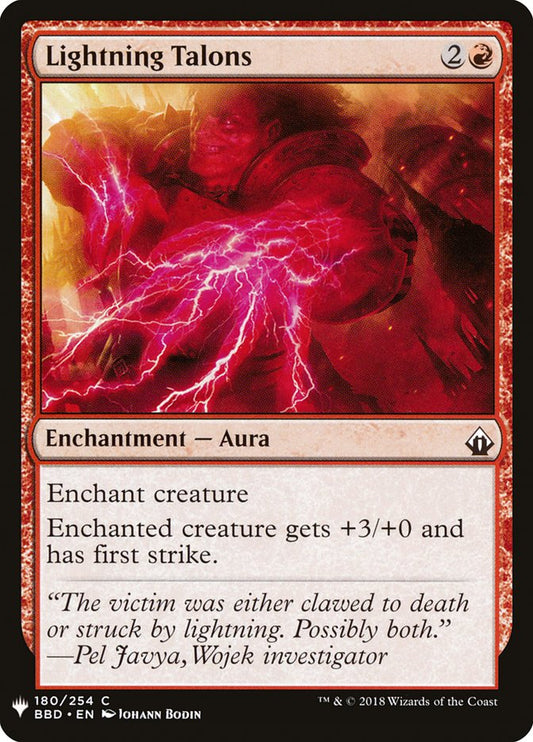 Lightning Talons [The List] (BBD-180)