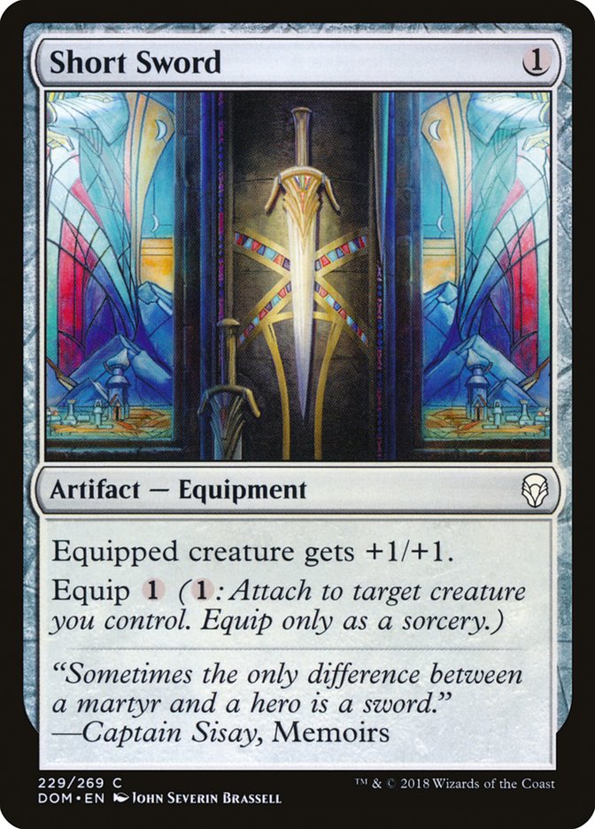 Short Sword [Dominaria] (229)