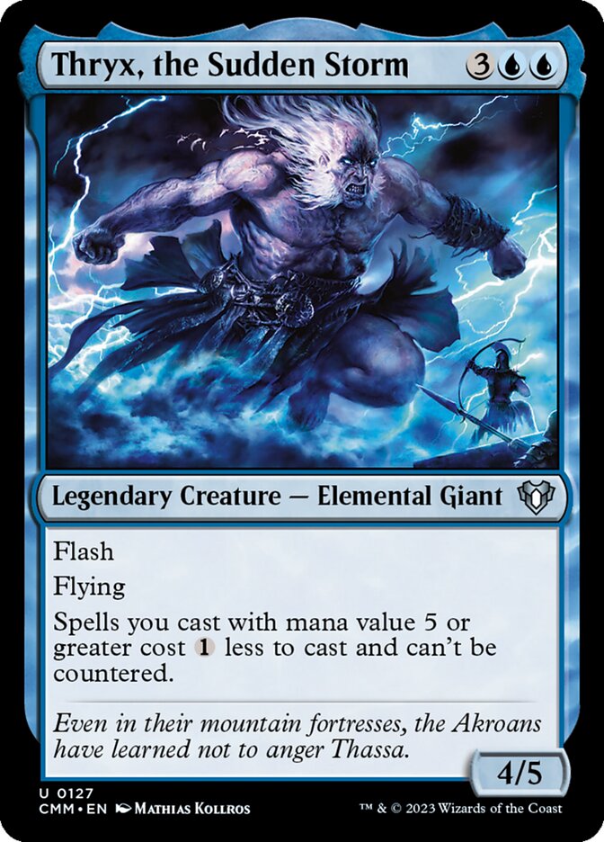Thryx, the Sudden Storm [Commander Masters] (127)