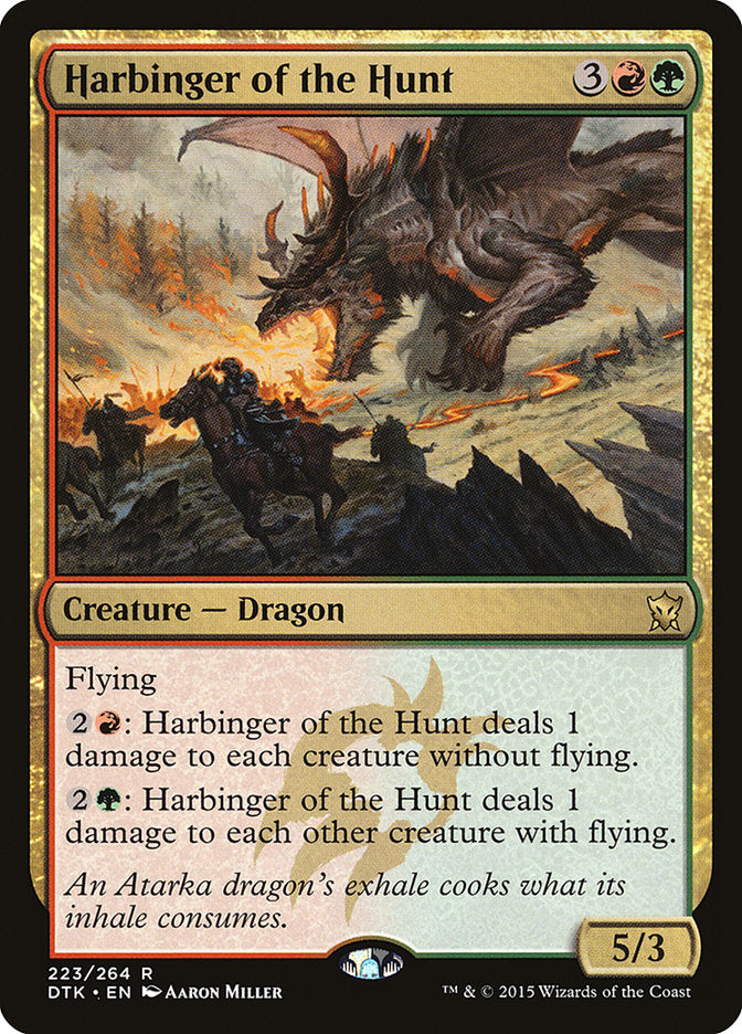 Harbinger of the Hunt [Dragons of Tarkir] (223)