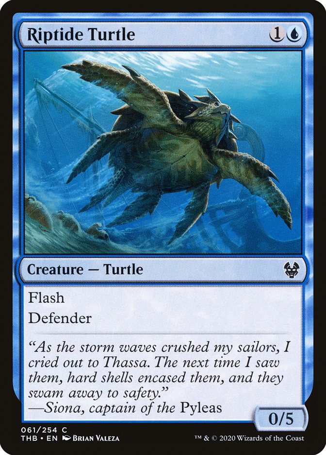 Riptide Turtle [Theros Beyond Death] (61)