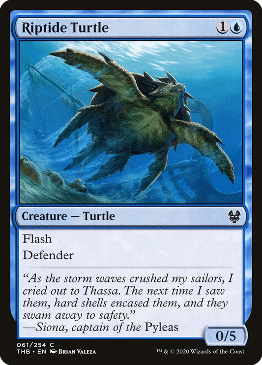 Riptide Turtle [Theros Beyond Death] (61)