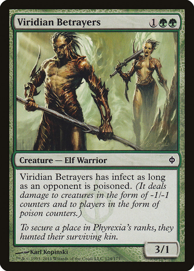 Viridian Betrayers [New Phyrexia] (124)