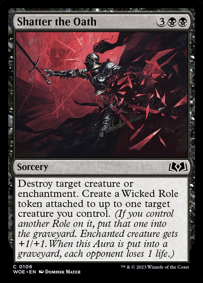 Shatter the Oath [Wilds of Eldraine] (106)