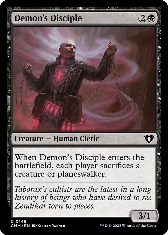 Demon's Disciple [Commander Masters] (149)
