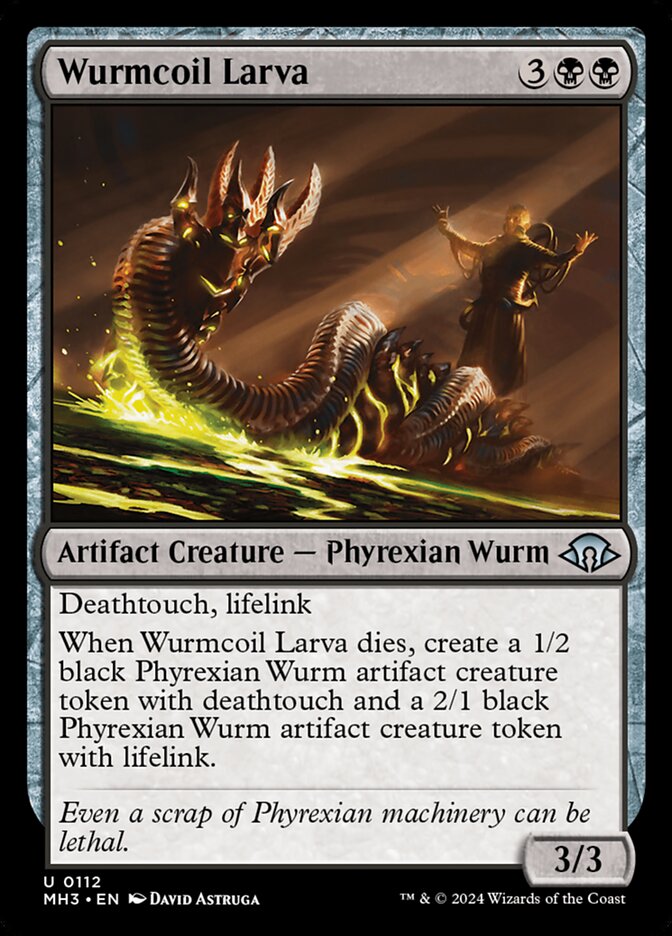 Wurmcoil Larva [Modern Horizons 3] (112)