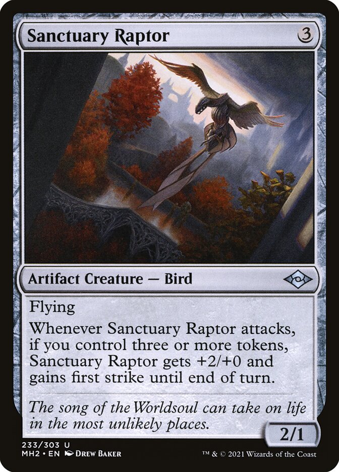 Sanctuary Raptor [Modern Horizons 2] (233)