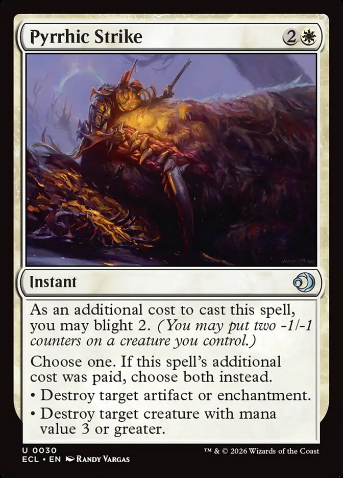 Pyrrhic Strike [Lorwyn Eclipsed] (30)