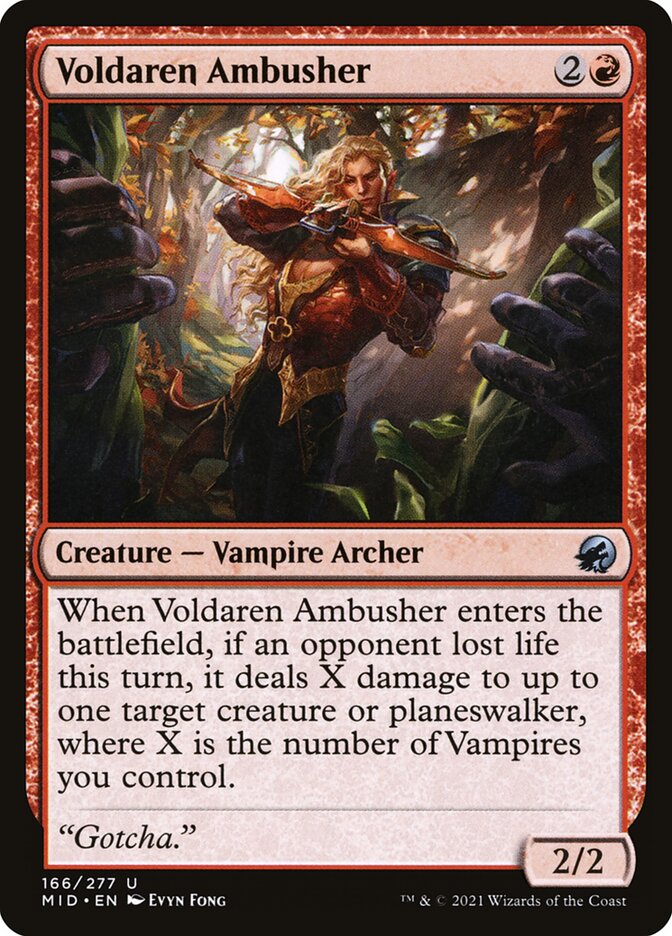 Voldaren Ambusher [Innistrad: Midnight Hunt] (166)