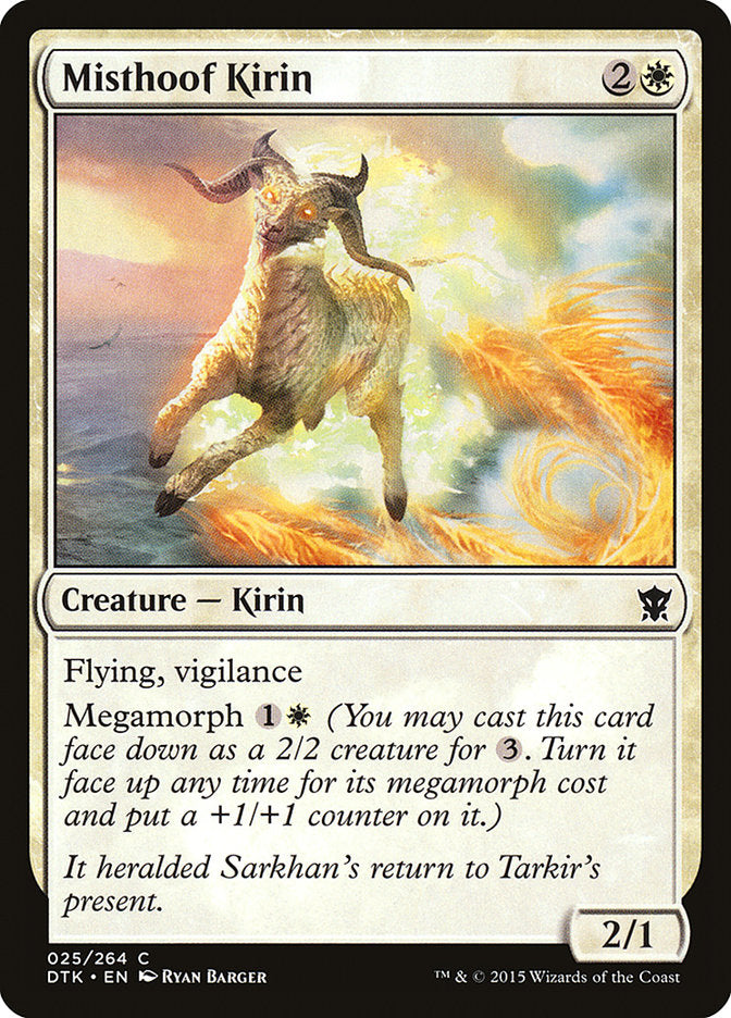 Misthoof Kirin [Dragons of Tarkir] (25)