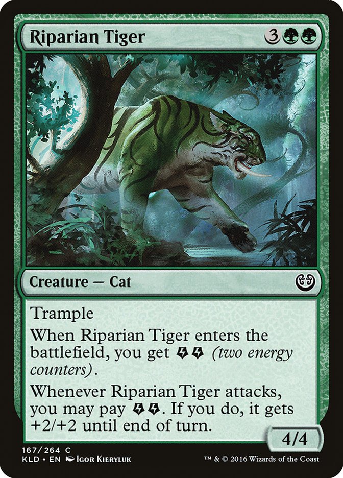 Riparian Tiger [Kaladesh] (167)