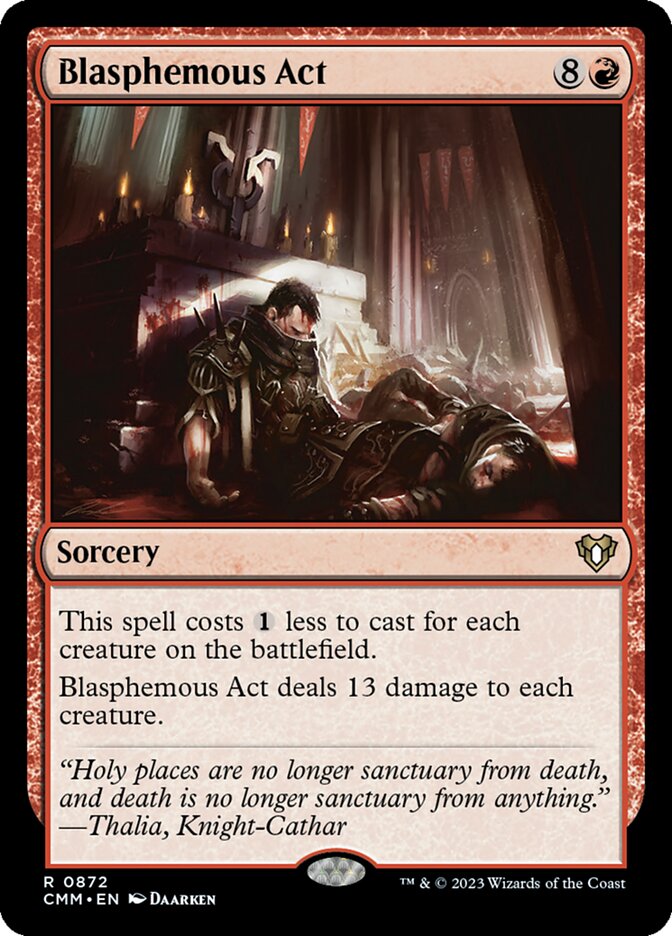 Blasphemous Act [Commander Masters] (872)