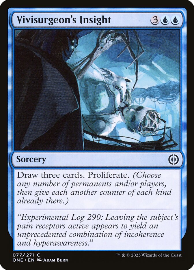 Vivisurgeon's Insight [Phyrexia: All Will Be One] (77)