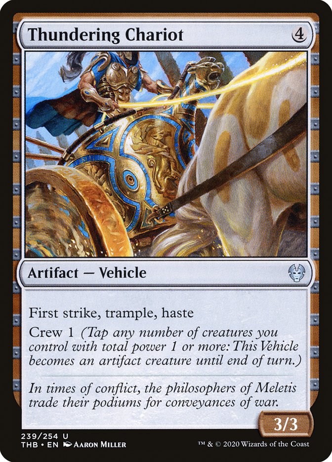 Thundering Chariot [Theros Beyond Death] (239)