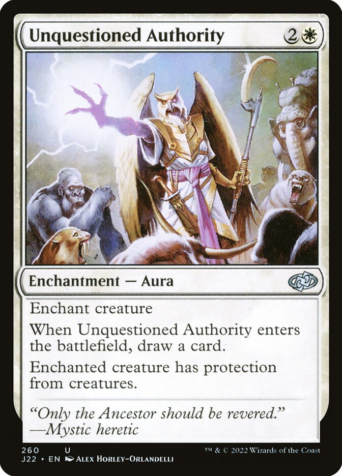 Unquestioned Authority [Jumpstart 2022] (260)