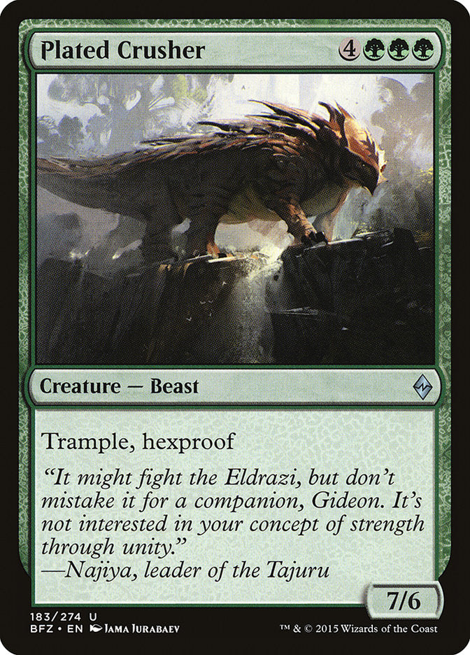 Plated Crusher [Battle for Zendikar] (183)