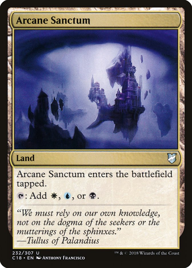 Arcane Sanctum [Commander 2018] (232)