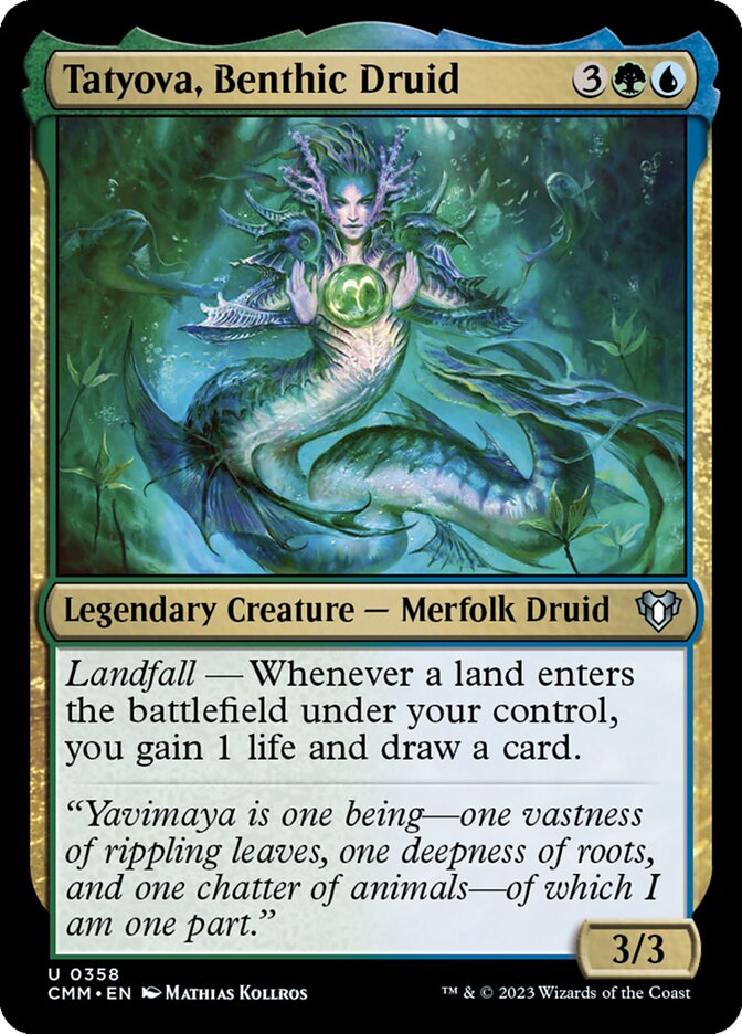 Tatyova, Benthic Druid [Commander Masters] (358)