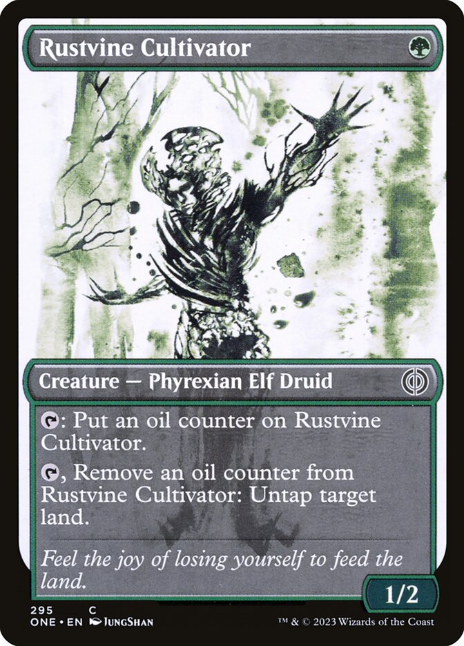 Rustvine Cultivator [Phyrexia: All Will Be One] (295)