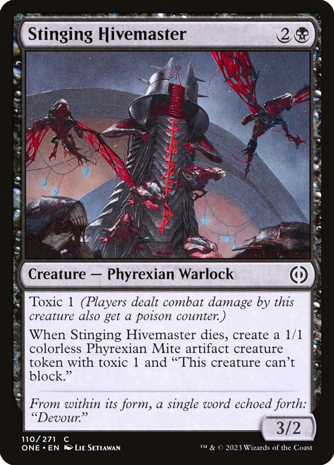 Stinging Hivemaster [Phyrexia: All Will Be One] (110)