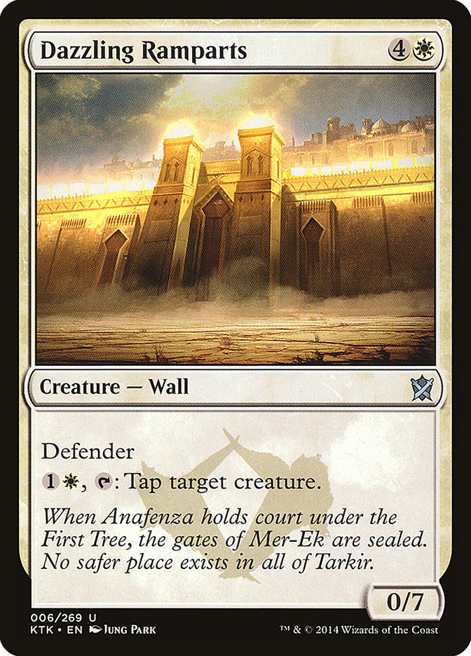 Dazzling Ramparts [Khans of Tarkir] (6)