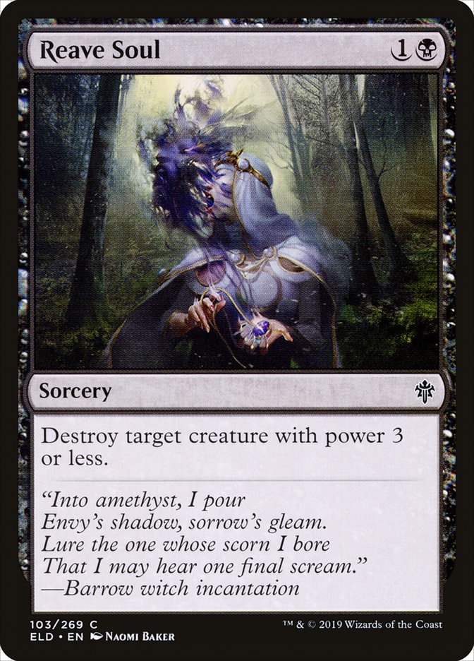 Reave Soul [Throne of Eldraine] (103)