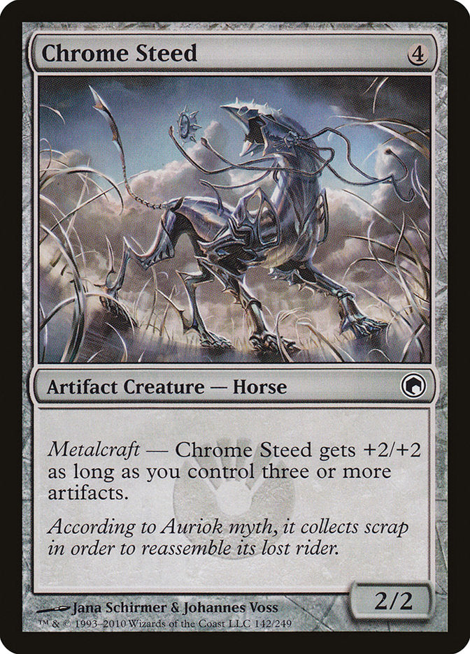 Chrome Steed [Scars of Mirrodin] (142)